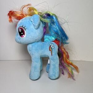 Ty Sparkle Beanie Baby My Little‎ Pony Rainbow Dash Plush Bean Bag Toy 7"
